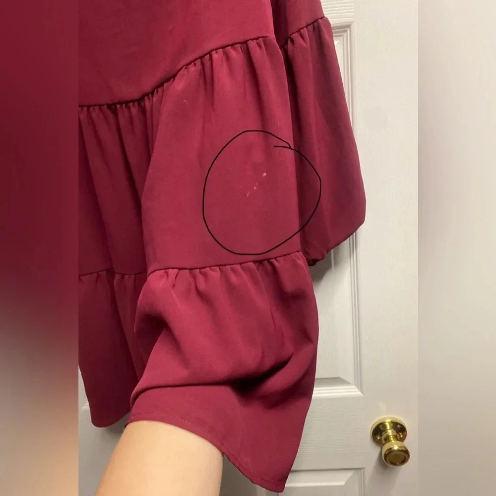 💕 2 For $10 Ruffled Dress Size Small - Picture 2 of 6